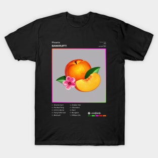 Phoenix - Bankrupt! Tracklist Album T-Shirt